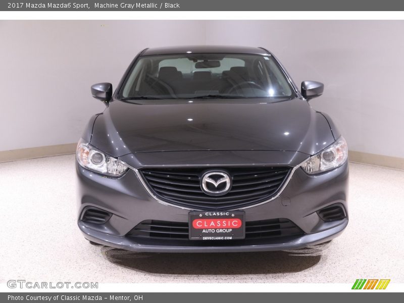 Machine Gray Metallic / Black 2017 Mazda Mazda6 Sport