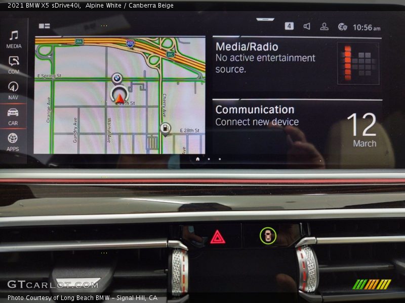 Alpine White / Canberra Beige 2021 BMW X5 sDrive40i