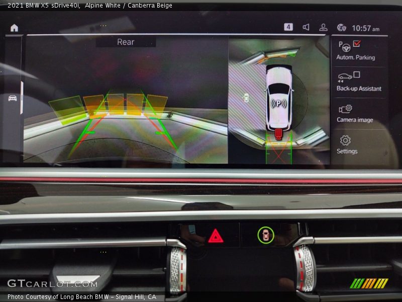 Alpine White / Canberra Beige 2021 BMW X5 sDrive40i