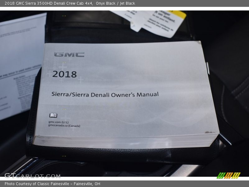 Onyx Black / Jet Black 2018 GMC Sierra 3500HD Denali Crew Cab 4x4