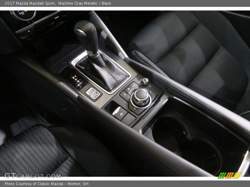 Machine Gray Metallic / Black 2017 Mazda Mazda6 Sport