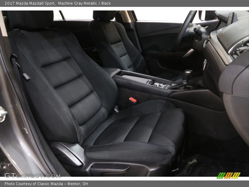 Machine Gray Metallic / Black 2017 Mazda Mazda6 Sport