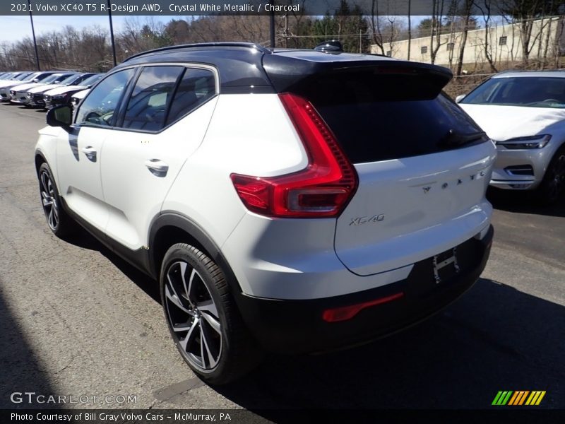 Crystal White Metallic / Charcoal 2021 Volvo XC40 T5 R-Design AWD