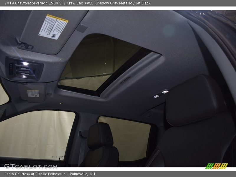 Shadow Gray Metallic / Jet Black 2019 Chevrolet Silverado 1500 LTZ Crew Cab 4WD
