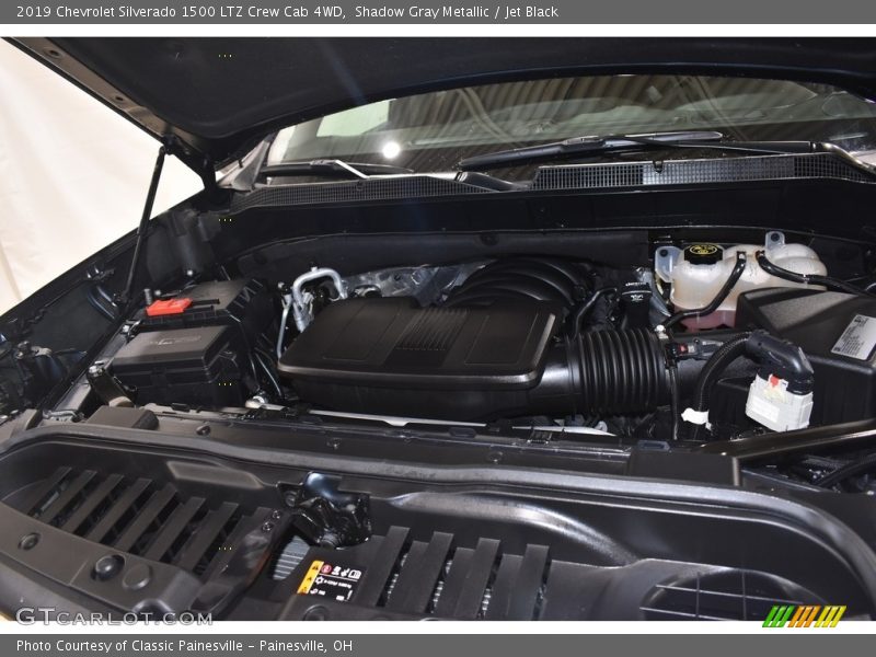 Shadow Gray Metallic / Jet Black 2019 Chevrolet Silverado 1500 LTZ Crew Cab 4WD