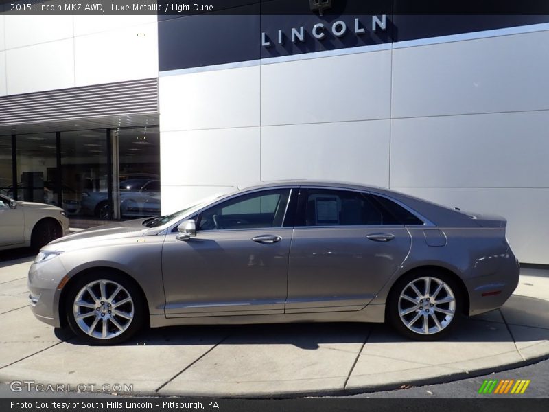 Luxe Metallic / Light Dune 2015 Lincoln MKZ AWD