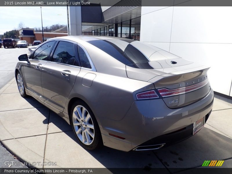 Luxe Metallic / Light Dune 2015 Lincoln MKZ AWD