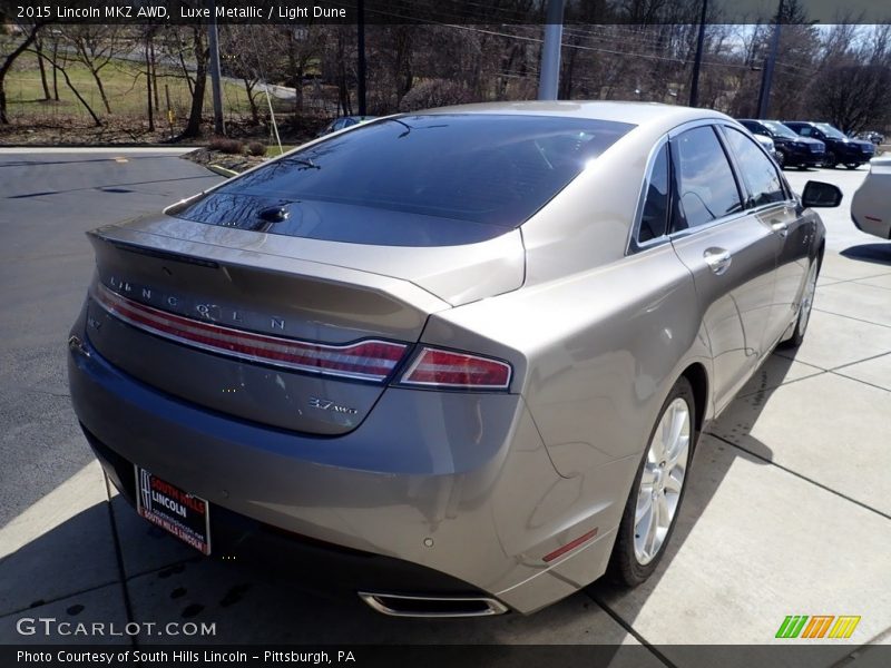 Luxe Metallic / Light Dune 2015 Lincoln MKZ AWD