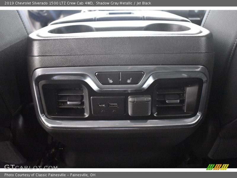Shadow Gray Metallic / Jet Black 2019 Chevrolet Silverado 1500 LTZ Crew Cab 4WD