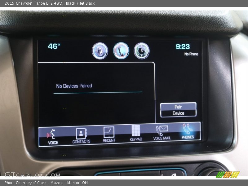 Black / Jet Black 2015 Chevrolet Tahoe LTZ 4WD