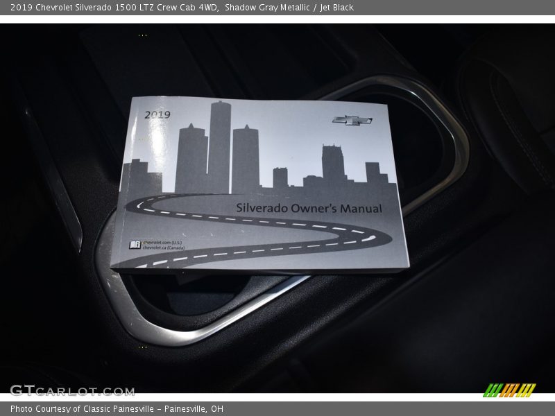 Shadow Gray Metallic / Jet Black 2019 Chevrolet Silverado 1500 LTZ Crew Cab 4WD