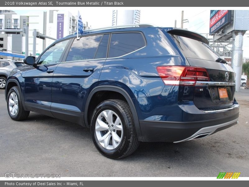 Tourmaline Blue Metallic / Titan Black 2018 Volkswagen Atlas SE