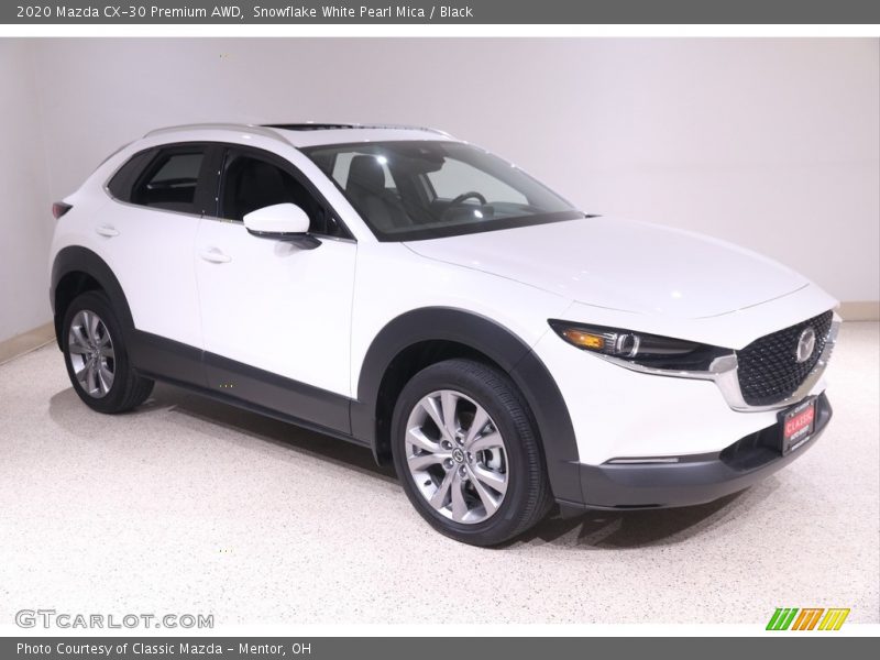 Snowflake White Pearl Mica / Black 2020 Mazda CX-30 Premium AWD