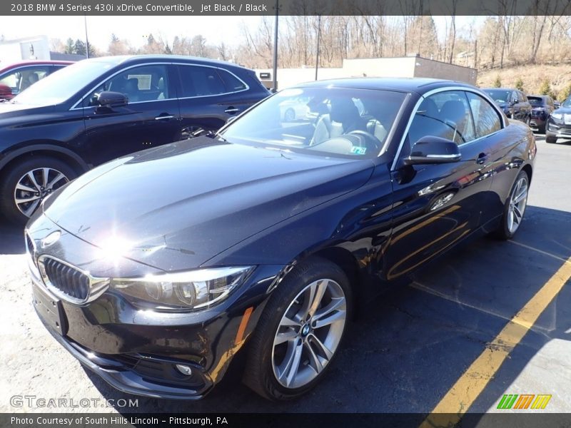 Jet Black / Black 2018 BMW 4 Series 430i xDrive Convertible