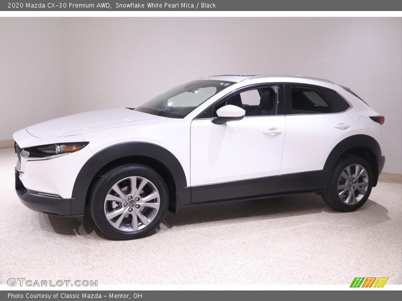 Snowflake White Pearl Mica / Black 2020 Mazda CX-30 Premium AWD