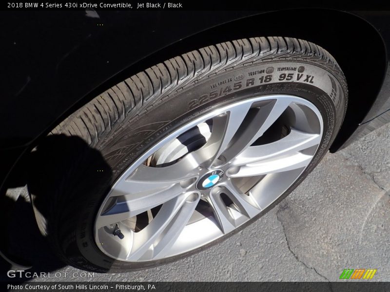Jet Black / Black 2018 BMW 4 Series 430i xDrive Convertible
