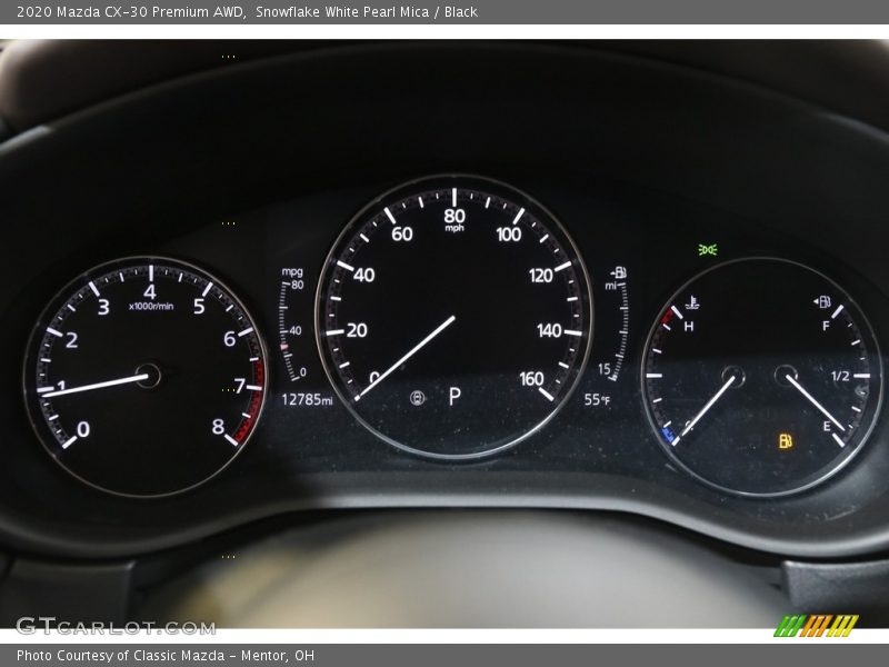 Snowflake White Pearl Mica / Black 2020 Mazda CX-30 Premium AWD