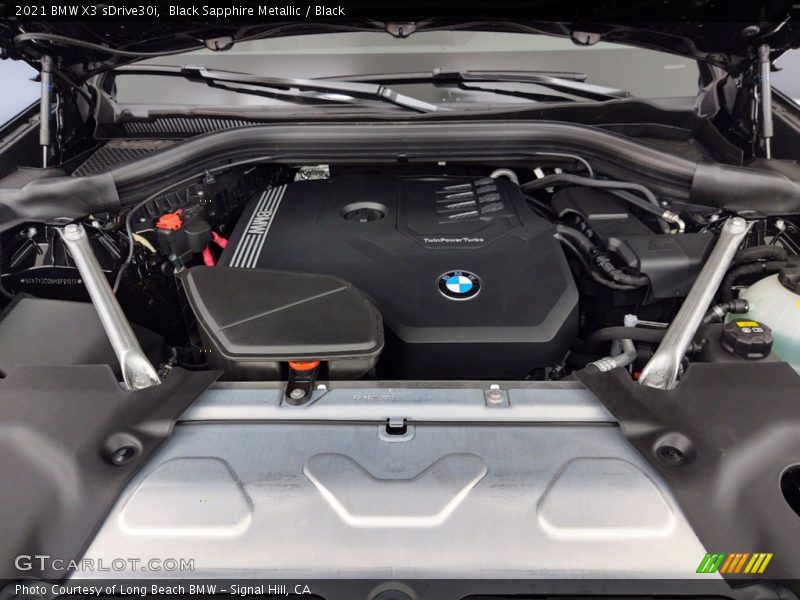  2021 X3 sDrive30i Engine - 2.0 Liter TwinPower Turbocharged DOHC 16-Valve Inline 4 Cylinder