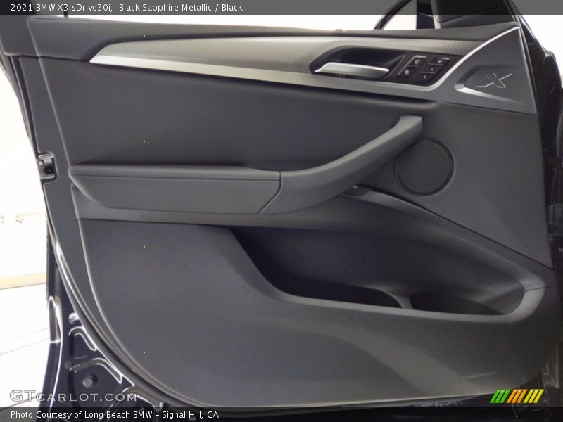 Black Sapphire Metallic / Black 2021 BMW X3 sDrive30i