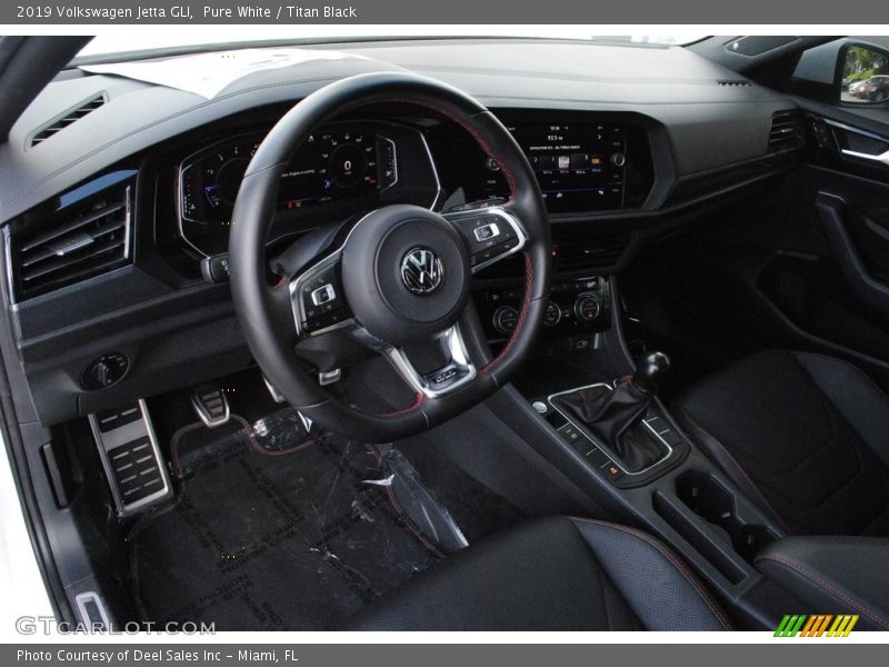Pure White / Titan Black 2019 Volkswagen Jetta GLI