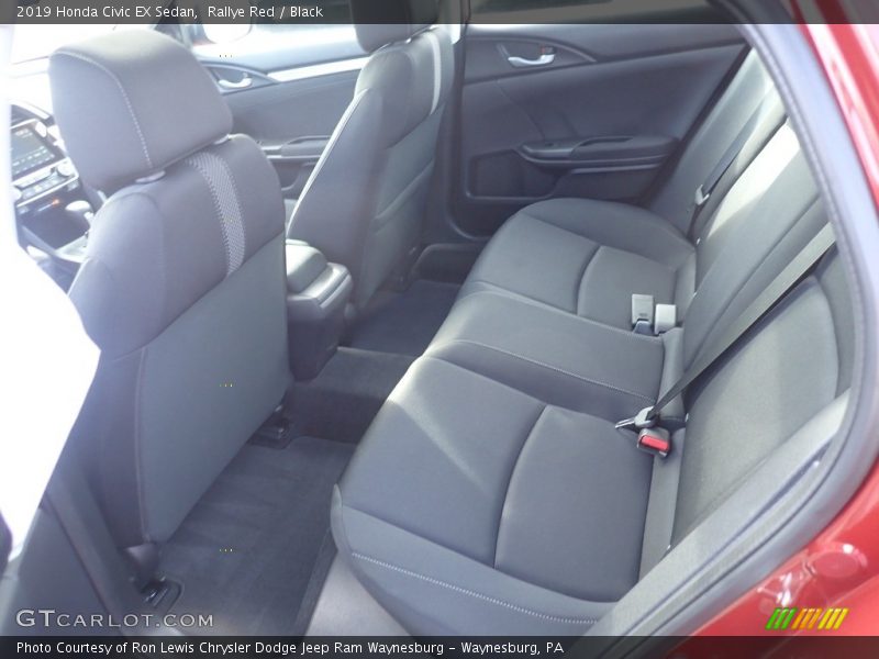 Rallye Red / Black 2019 Honda Civic EX Sedan