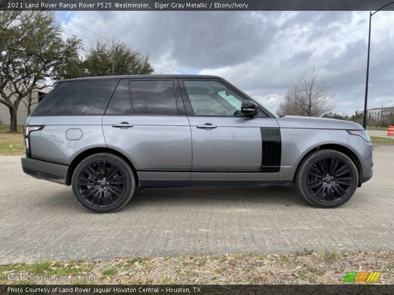 Eiger Gray Metallic / Ebony/Ivory 2021 Land Rover Range Rover P525 Westminster
