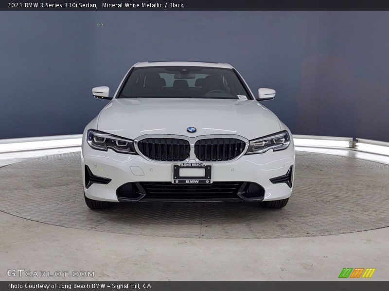 Mineral White Metallic / Black 2021 BMW 3 Series 330i Sedan