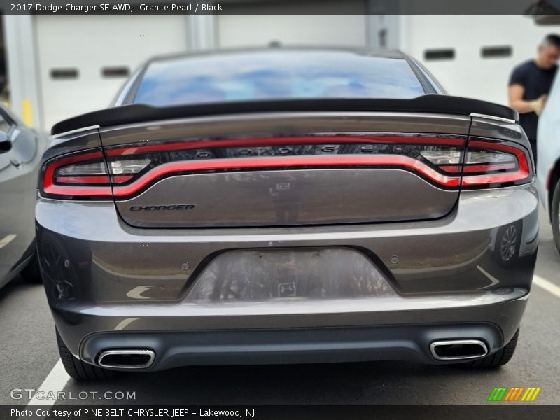 Granite Pearl / Black 2017 Dodge Charger SE AWD
