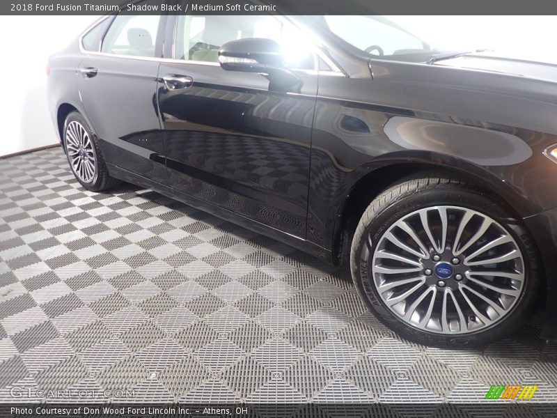 Shadow Black / Medium Soft Ceramic 2018 Ford Fusion Titanium