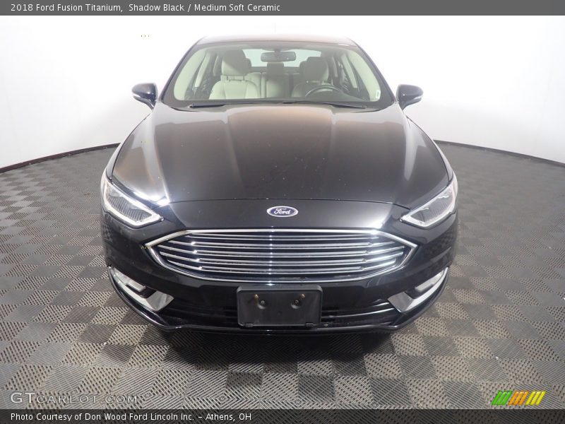 Shadow Black / Medium Soft Ceramic 2018 Ford Fusion Titanium