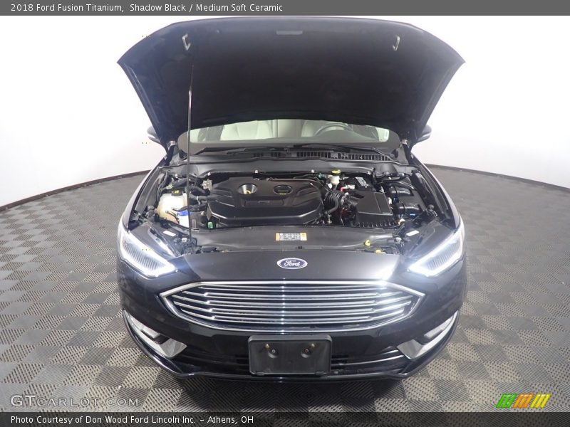 Shadow Black / Medium Soft Ceramic 2018 Ford Fusion Titanium