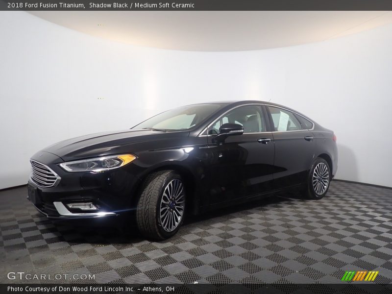 Shadow Black / Medium Soft Ceramic 2018 Ford Fusion Titanium