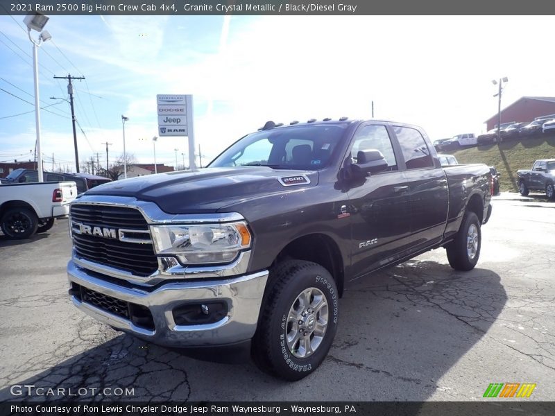 Granite Crystal Metallic / Black/Diesel Gray 2021 Ram 2500 Big Horn Crew Cab 4x4