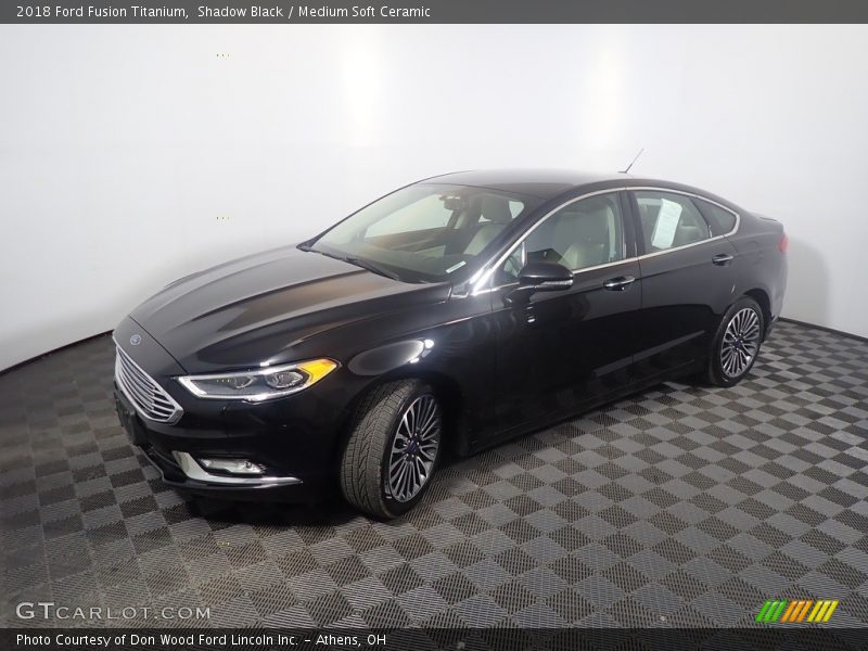Shadow Black / Medium Soft Ceramic 2018 Ford Fusion Titanium