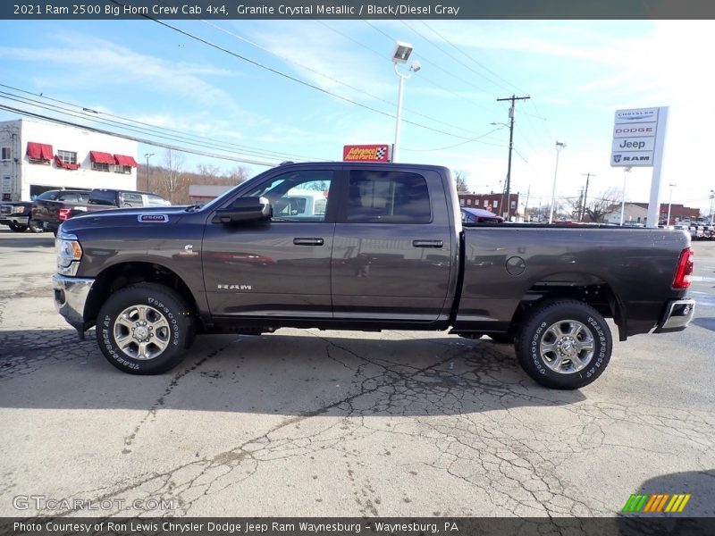 Granite Crystal Metallic / Black/Diesel Gray 2021 Ram 2500 Big Horn Crew Cab 4x4