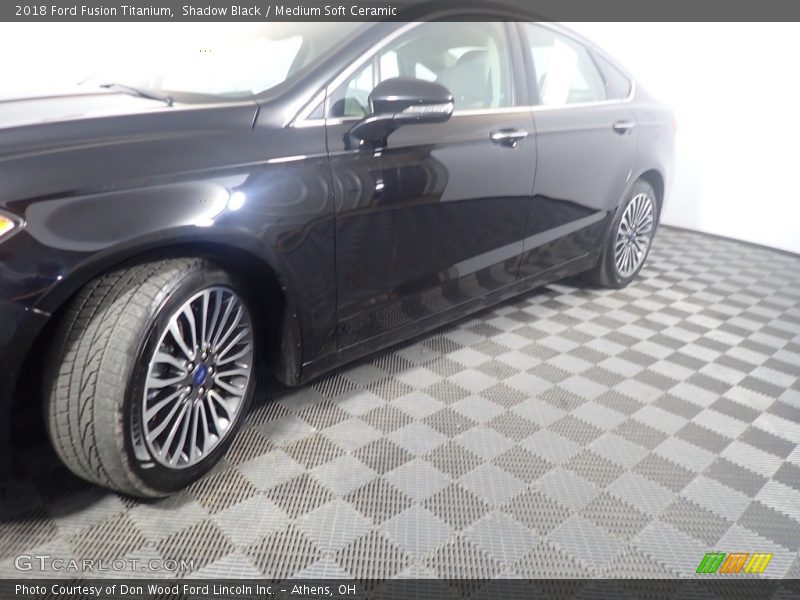 Shadow Black / Medium Soft Ceramic 2018 Ford Fusion Titanium