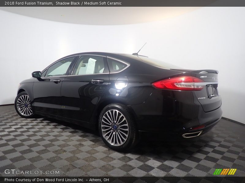 Shadow Black / Medium Soft Ceramic 2018 Ford Fusion Titanium