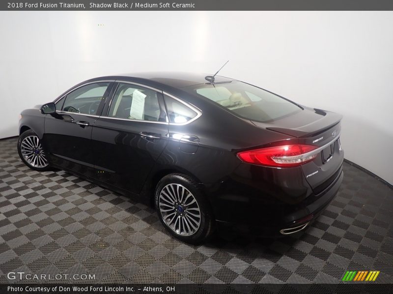 Shadow Black / Medium Soft Ceramic 2018 Ford Fusion Titanium