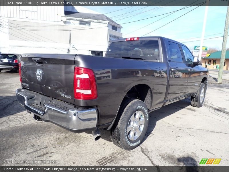 Granite Crystal Metallic / Black/Diesel Gray 2021 Ram 2500 Big Horn Crew Cab 4x4