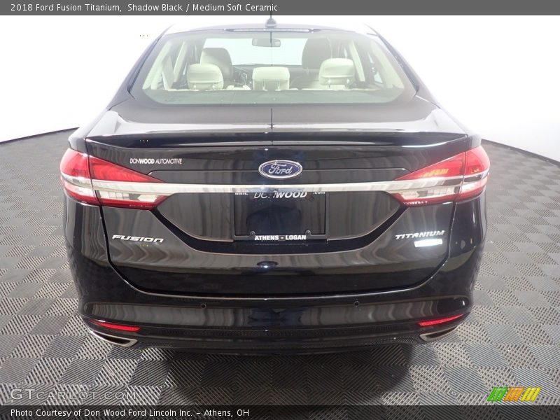 Shadow Black / Medium Soft Ceramic 2018 Ford Fusion Titanium