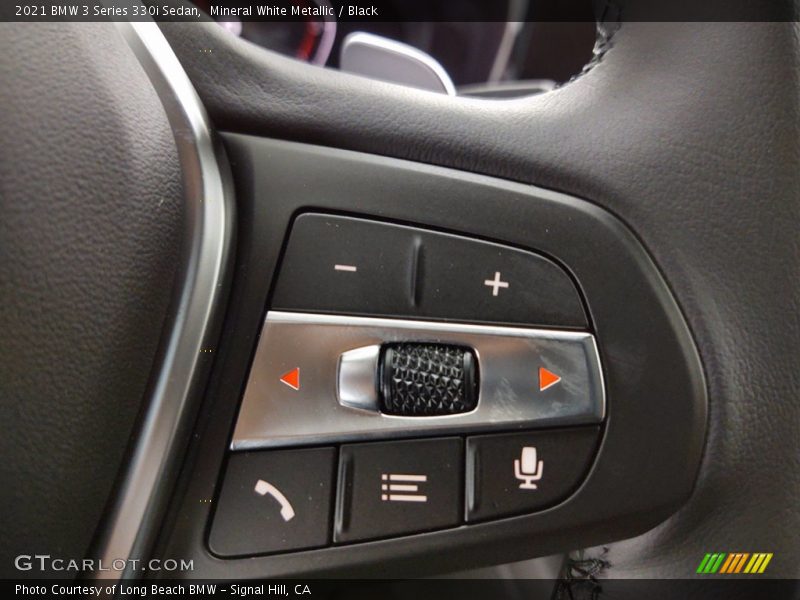 Mineral White Metallic / Black 2021 BMW 3 Series 330i Sedan