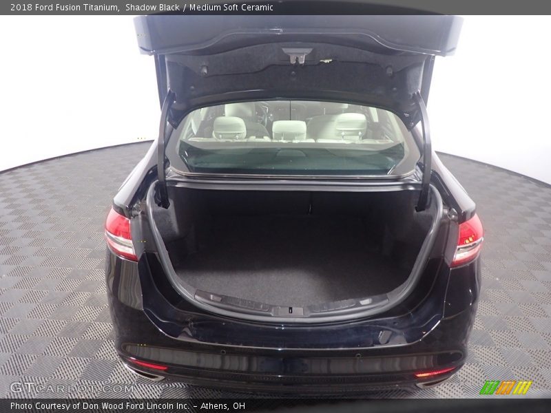 Shadow Black / Medium Soft Ceramic 2018 Ford Fusion Titanium