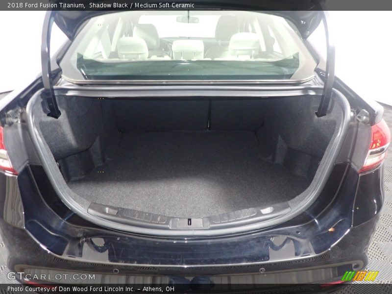 Shadow Black / Medium Soft Ceramic 2018 Ford Fusion Titanium