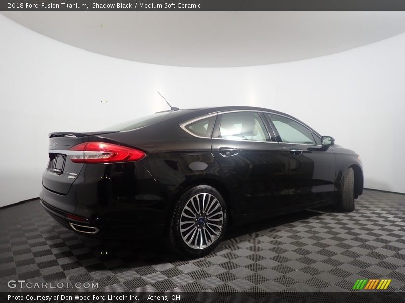 Shadow Black / Medium Soft Ceramic 2018 Ford Fusion Titanium