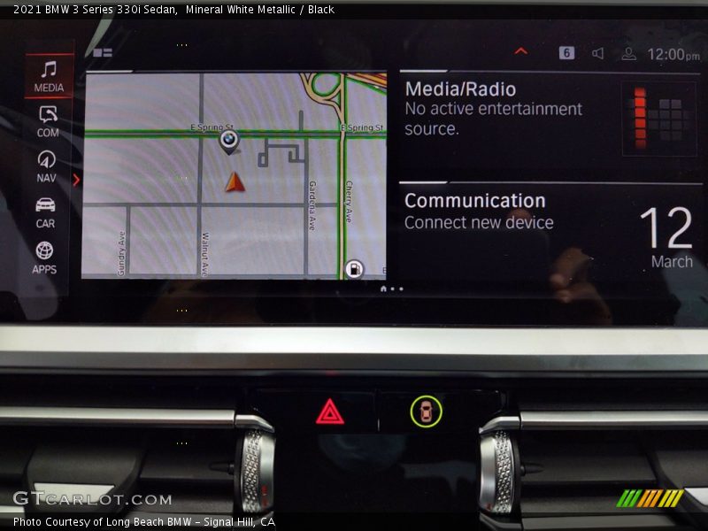 Mineral White Metallic / Black 2021 BMW 3 Series 330i Sedan