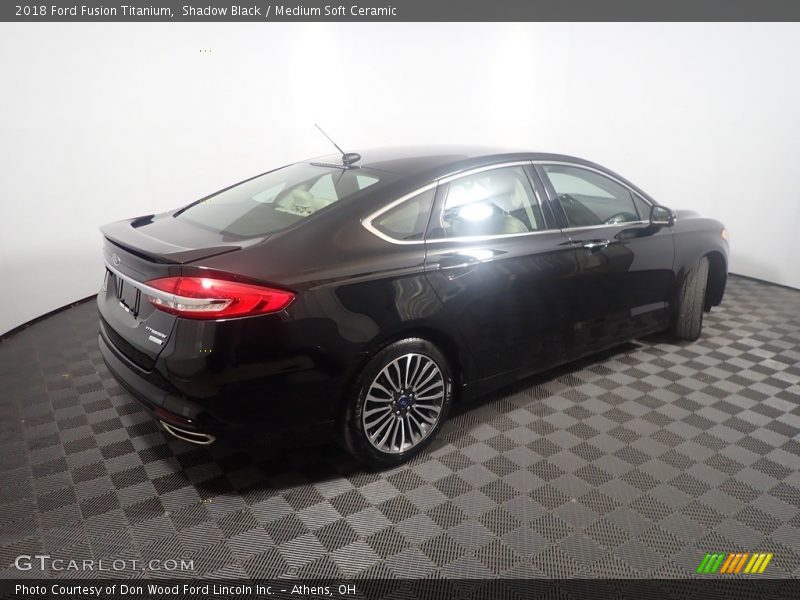 Shadow Black / Medium Soft Ceramic 2018 Ford Fusion Titanium