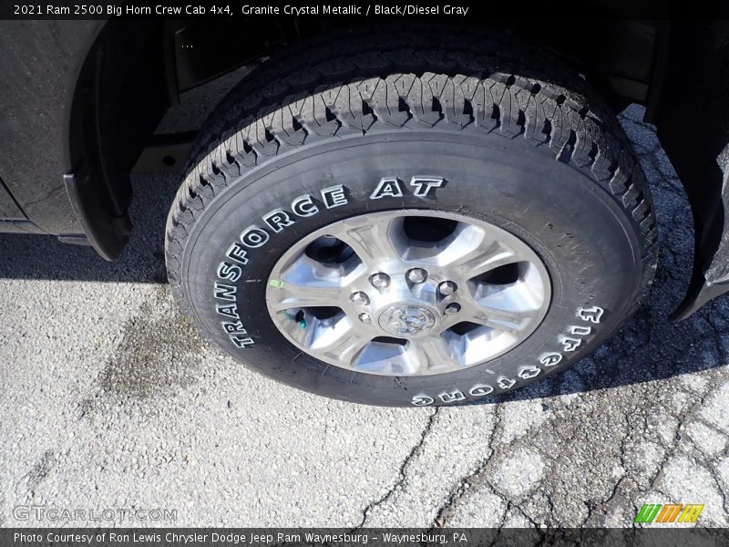 Granite Crystal Metallic / Black/Diesel Gray 2021 Ram 2500 Big Horn Crew Cab 4x4