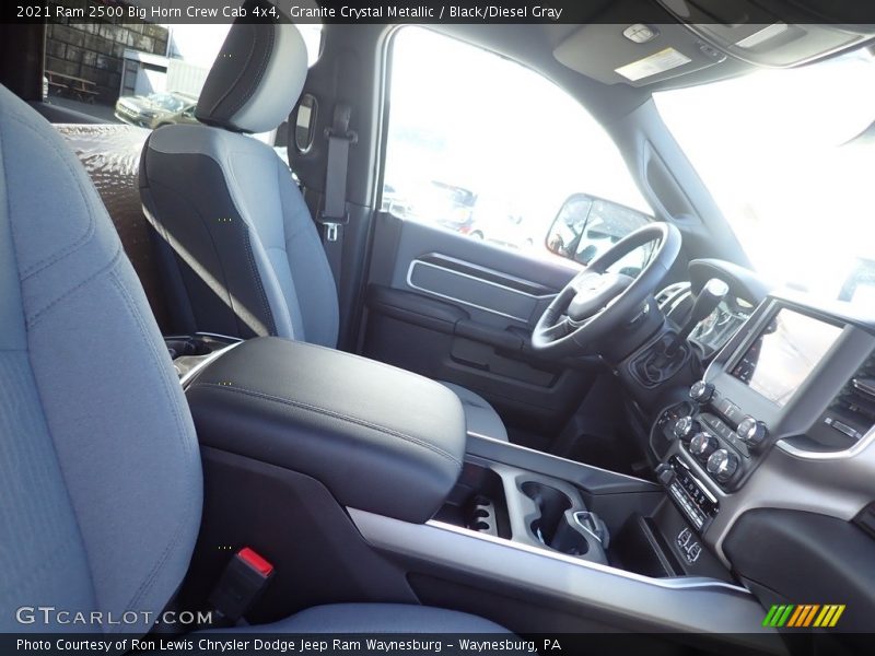 Granite Crystal Metallic / Black/Diesel Gray 2021 Ram 2500 Big Horn Crew Cab 4x4