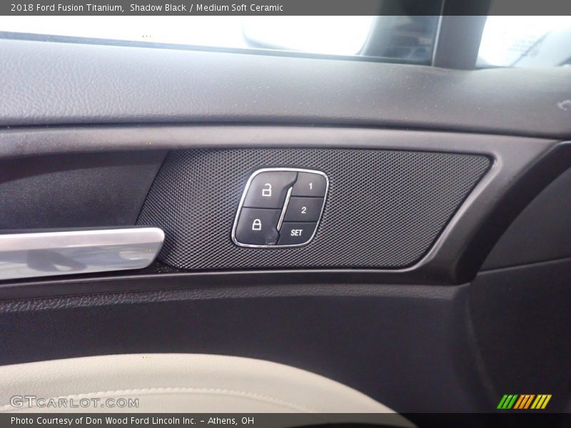 Shadow Black / Medium Soft Ceramic 2018 Ford Fusion Titanium