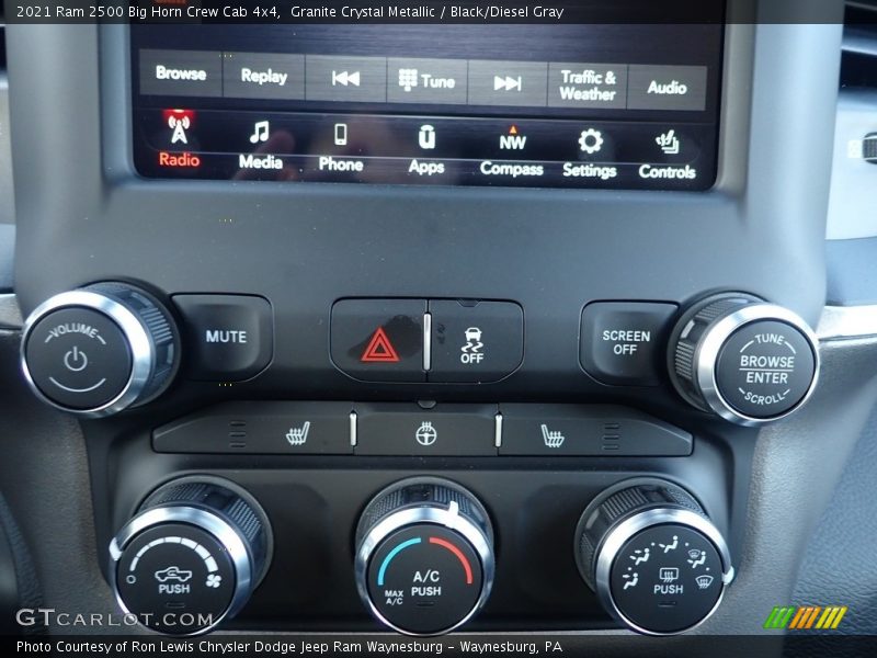 Granite Crystal Metallic / Black/Diesel Gray 2021 Ram 2500 Big Horn Crew Cab 4x4
